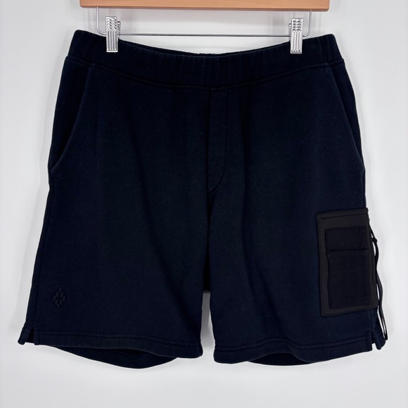Marcelo Burlon Other - Marcelo Burlon County of Milan Sweat Shorts Mens M Black Utility Techwear